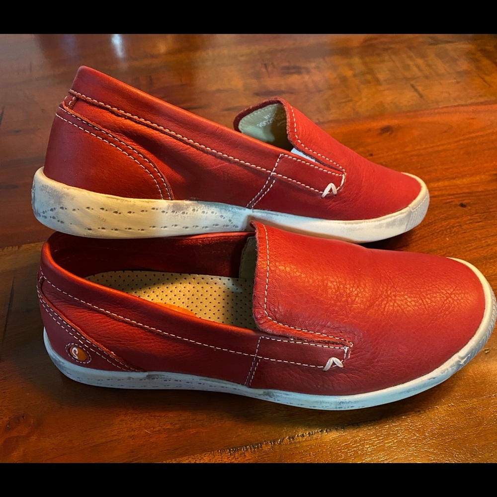Softinos red slip on shoe size 36